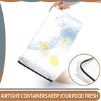 4pcs Large Tall Airtight Food Storage Containers with Lids - 6.5L / 5.9qt - Image 4