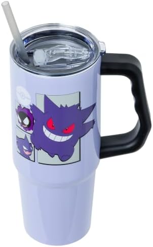 Silver Buffalo Pokemon Gengar Evolution Boxes Stainless Steel Tumbler, 30oz - Image 3