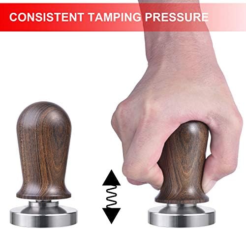 MATOW 53mm Spring Loaded Espresso Tamper Fits Breville 54mm Portafilters - Image 4