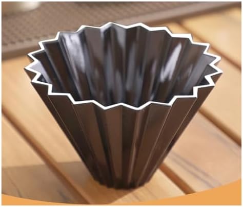 Ceramic Coffee Filter, Origami Cone Style Pour Over Dripper Reusable Hand Brewed For Home Cafe(White,14cm) - Image 7