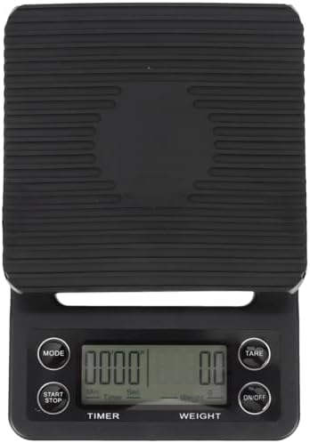 Digital Coffee Scale with Timer for Precise Brewing and Baking High-Precision Electronic Kitchen Scale with LCD Backlight and Multi-Mode Functions Flat Surface Food Scale for by DIYEAH