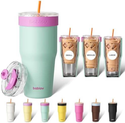 BABLOV GO-PAL 30oz Coffee Tumbler Insulated & To-go Iced Coffee Cup by bablov