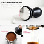 Self Leveling Spring Loaded Tamper 54mm with Ergonomic Handle and Flat Base - Image 5