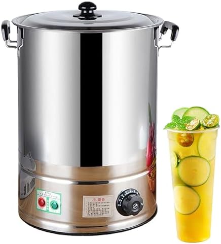 Smart Fast Boil Electric Kettle,Commercial Catering Urn Hot Water Er Dispenser Soup Buffet Warming Pot With Temperature Control 30-110°C Ing Water Buc by Unknown
