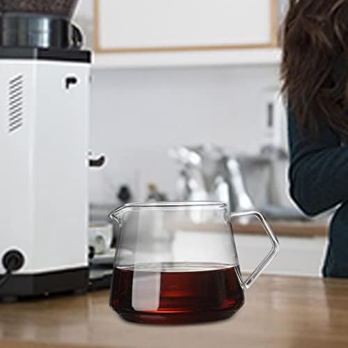 Coffee Maker Coffee Pot Kettle Manual Dripper Brewer Borosilicate Glass Pour Over Carafe Heat and Cold Resistant Transparent and Suitable for - Image 5
