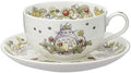 Noritake T97285A/4660-3 My Neighbor Totoro Milk Tea Cup & Saucer, 11.8 fl oz (325 cc), Snake Strawberry Version, Microwave Safe, 1 Guest, Bone China by Noritake