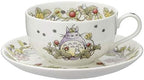 Noritake T97285A/4660-3 My Neighbor Totoro Milk Tea Cup & Saucer, 11.8 fl oz (325 cc), Snake Strawberry Version, Microwave Safe, 1 Guest, Bone China by Noritake