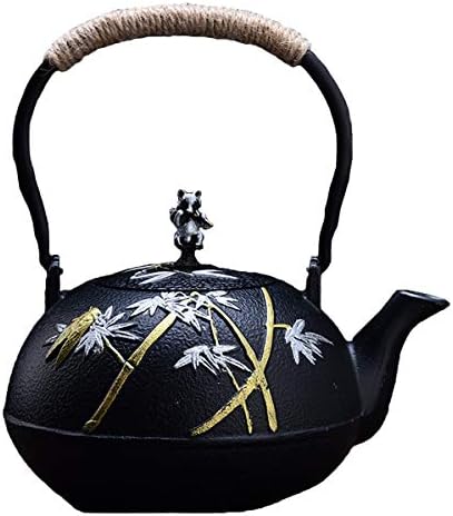 tetsubin cast iron kettle workshop japanese Healthy Teapot with Stainless Steel Infuser （1200mL） - Image 2