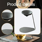 Tea Infuser Strainer Ceramic Pour Over Coffee Dripper Colander Chinese Tea Utensils Stable Material Suitable for Gift Giving Business, Hat Shape - Image 2