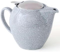 ZERO JAPAN Crackle Glaze Ceramic Teapot, Japanese Teapot with Stainless Steel Lid and Removable Infuser, Made in Mino Japan, 19.6 oz, Crackle Blue by ZEROJAPAN