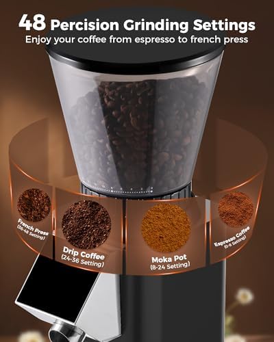 Tuni G1 Conical Burr Coffee Grinder with E2 Gen3 Espresso Machine(Noir) - Image 3