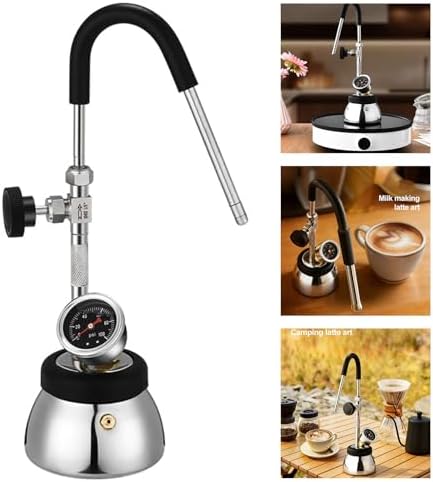 ordinarYone 300ML Stainless Steel Milk Frothing Pitcher With Ergonomic Handle Portable Milk Frother For Home Or Cafes - Image 2