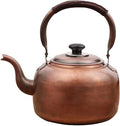 Copper Tea Kettle for Stovetop, Premium Whistling Teapot with Ergonomic Handle, Suitable for All Stovetops by Unknown