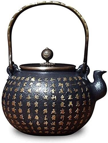Cast Iron Tetsubin Teapot 1400ml Retro Japanese Handmade Tea Kettle With Infuser For Loose Leaf Tea by Unknown
