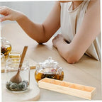 2pcs Tea Bag bin Coffee bar Accessories Coffee Organizer Coffee Station Organizer countertop Candy Coffee Bag Organizer Tea Bag Holder Bamboo Sugar Bag Holder Wood Sugar Box Drawer - Image 6