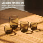 Fellow Pirch Cortado Cups 4.5 oz, Set of 12, Soda Lime Glass Woodland - Image 7