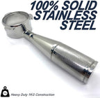 Divine Steel Classic 100% Stainless Steel Bottomless Espresso Portafilter – Durable, Rust-Resistant, All-Metal Design for Pure Taste & Precision Brewing (54mm for Sage/Breville) - Image 2