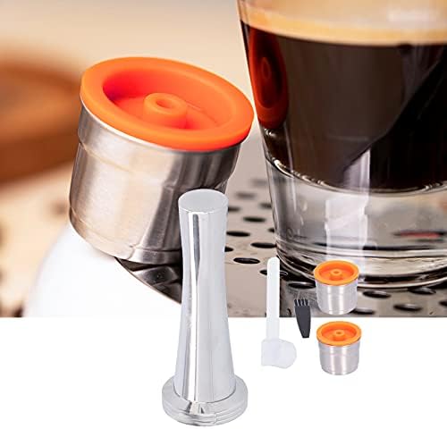 Fdit Stainless Steel Refillable Coffee Capsules Cup Reusable Coffee Cup Metal Coffee Filter Capsule Cup Fit for Cafe Office Accessories - Image 4