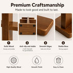 Coffee Mug Holder for Countertop, Wooden Coffee Mug Display Shelf - Image 5