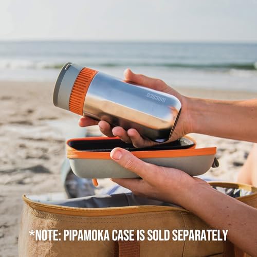 WACACO Pipamoka Starter Bundle: Portable Coffee Maker, Protective Case & 2 Extra Filter Baskets | All-in-One Vacuum Pressure Travel Brewer, Stainless Steel Mug (10 fl oz) - Image 6