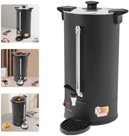 17L Commercial Coffee Urn,Stainless Steel Large Coffee Maker - Image 3