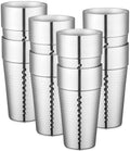 Beasea Stainless Steel Cups 19 oz, 8 Pack Large 18.6oz 550ml Stainless Steel Tumbler Stackable Double Wall Insulated Metal Drinking Glasses for Home Restaurant Office Party Camping by Beasea