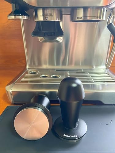 54mm Espresso Tamper 30lbs Calibrated Coffee Tamper Stainless Steel Base Hand Tamper for 54mm Bottomless Portafilter Tamper for Espresso Machine-Flat Base, Black - Image 4