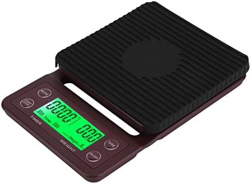 Digital Coffee Scale with Timer - Precision Pour Over Coffee Scale for Accurate Brewing (Light red) - Image 3