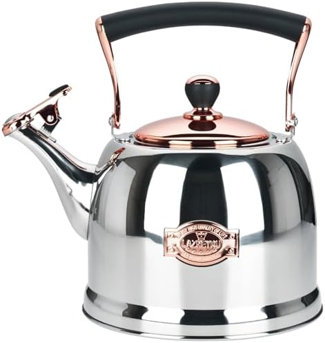 Tea Kettle Stainless Steel Teapot, Stainless Steel Teakettle for Stove Top with Heat Proof Ergonomic Handle 3.0 Quart by Unknown