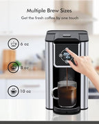 SIFENE 3-in-1 Single Serve Coffee Maker, K-Cup, Ground Coffee & Tea - Image 4