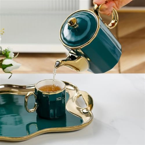 Water Pitcher Ceramic Water Set Cup Set for Home Living Room teapot Tea Cup Gift Box Tea Set for Any Occasion Water Jug - Image 4
