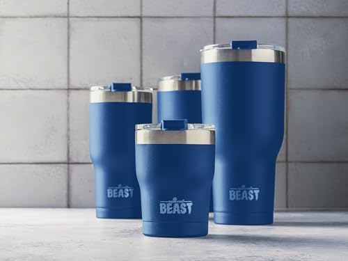 Beast 40 oz Tumbler Stainless Steel Vacuum Insulated Coffee Ice Cup Double Wall Travel Flask (Royal Blue) - Image 5