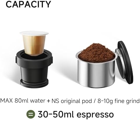 HIBREW H4D 2-in-1 Portable Hand-Pump Coffee Machine Built-in Cup - Image 4