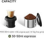 HIBREW H4D 2-in-1 Portable Hand-Pump Coffee Machine Built-in Cup - Image 4