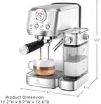 MAttinata 1633 Espresso Machine, Cappuccino Machine with Auto Milk Frother - Image 7