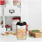 Airtight Coffee Canister - Vacuum Sealed Food Storage Container with Wide Mouth Lid for Coffee Beans, Tea, and Dry Goods - Image 2