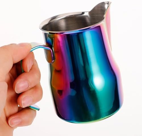 DOITOOL Stainless Steel Espresso Pitcher Milk Frothing Jug Cup for Latte Design Café Accessories for Beginners and Coffee Enthusiasts - Image 4