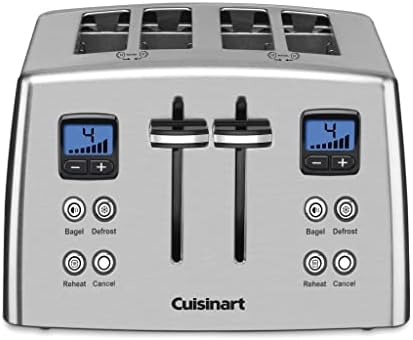 Cuisinart CPT-435P1 4-Slice Countdown Motorized Toaster, Stainless Steel & JK-17P1 Electric Cordless Tea Kettle, 1.7-Liter Capacity with 1500-Watts, Stainless Steel - Image 2