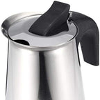 WILL 200450ml Portable Espresso Coffee Maker Moka Pot Stainless Steel with Electric stove Filter Percolator Coffee Brewer Kettle Pot (200ml) - Image 7