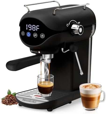 20 Bar Espresso Machine, Compact Espresso Maker with Milk Frother by Unknown