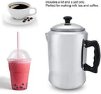14 x 14 x 24cm/5.5 x 5.5x 9.4in Coffee Percolator, Aluminum Alloy Coffee Maker Pot Percolator Tea Kettle Stove Top with Lid for Brewing Café, Tea - Image 4