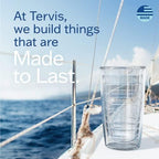 Tervis Clear & Colorful Tabletop Made in USA Double Walled Insulated Tumbler Travel Cup Keeps Drinks Cold & Hot, 16oz - 4pk, Clear - Image 4