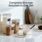 Vtopmart Airtight Food Storage Containers with Lids, 24 pcs, Gray - Image 5