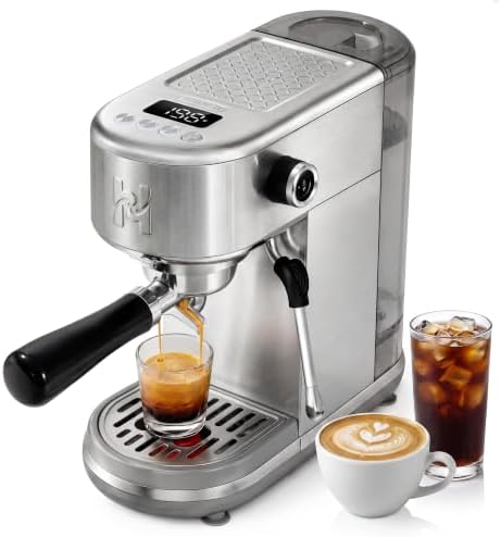 HIBREW H10B Lite Programmable Espresso Machine with LED Display by HiBREWCoffee