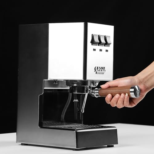 58mm Espresso Bottomless Portafilter with 2 Ear | Fits Most Gaggia Espresso Machine | Food Grade Stainless Steel Basket and Walnut Handle | 58mm Espresso Machine Accessories - Image 4