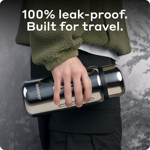 BOBBER 46 oz Stainless Steel Insulated Flask with Removable Tea Infuser – Keeps Drinks Hot 45 Hours, Cold 65 Hours – Leak-Proof, Dishwasher Safe Travel Bottle for Coffee, Tea (Glossy) - Image 3
