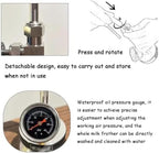 Steam Boiling Water Frothing Machine,Outdoor Milk Frother with 3-Hole Nozzle, Air Pressure Gauge, Air Pressure Gauge, Stainless Steel Kettle, Open Flame and Induction Hob Heating - Image 4