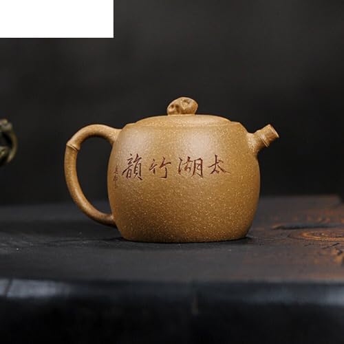 Tea Kettle 180ML Handmade Purple Clay Teapots Handmade Pot Raw Ore Section Mud Tea Maker Kettle Zisha Teaset Accessories Ceramic Tea Infuser - Image 3