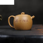 Tea Kettle 180ML Handmade Purple Clay Teapots Handmade Pot Raw Ore Section Mud Tea Maker Kettle Zisha Teaset Accessories Ceramic Tea Infuser - Image 3