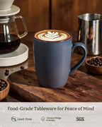 famiware Venus Coffee Mugs Set of 4, 13 oz Ceramic Stoneware Mug Cup Set - Image 2